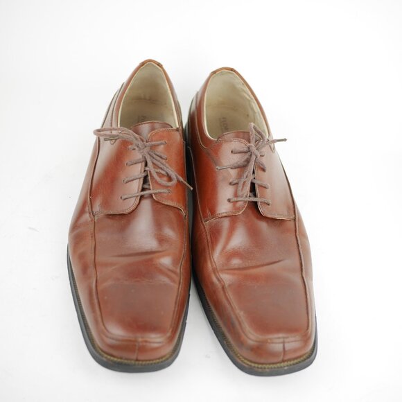 FLORSHEIM Men\'s 14 - Brown Leather Square Toe Oxfords Laced Casual Dress Shoes main image 10